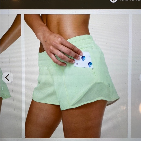 💚Hotty Hot short NWT Citra Lime sz: 10 2.5"💚 - Picture 5 of 5